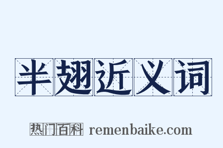 半翅近义词是什么意思的图片